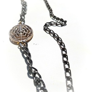 ♦ THE "GLAFKI" EYEGLASS CHAIN - ΑΛΥΣΙΔΑ ΓΥΑΛΙΩΝ ΜΕ ΕΝΤΥΠΩΣΙΑΚΟ, LIGHT GOLD ΣΤΟΙΧΕΙΟ - ΜΗΚΟΣ 80 εκ. - αλυσίδες, γυαλιά ηλίου - 4
