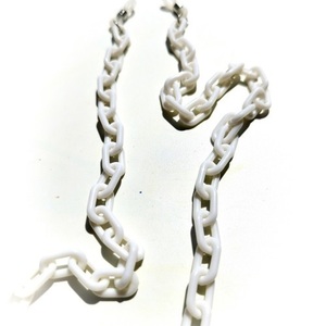 ♦ THE "IMALIA" EYEGLASS CHAIN - ΑΚΡΥΛΙΚΗ, ΕΛΑΦΡΙΑ ΑΛΥΣΙΔΑ ΓΥΑΛΙΩΝ ΣΕ ΛΕΥΚΟ ΧΡΩΜΑ - ΜΗΚΟΣ 75 εκ. - αλυσίδες, γυαλιά ηλίου - 3
