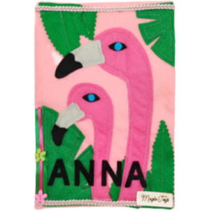 Θήκη Βιβλιαρίου Υγείας Παιδιου Pink Flamingo - κορίτσι, αγόρι, θήκες βιβλιαρίου - 2