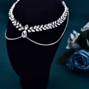 Bridal Headband crystal Νυφικό κόσμημα για το κεφάλι χειροποίητο headband για τα μαλλιά με κρύσταλλα. - μέταλλο, headbands - 2