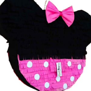 Minnie Mouse Ροζ Μαύρο 40Χ40 εκ. - κορίτσι, πινιάτες, ήρωες κινουμένων σχεδίων