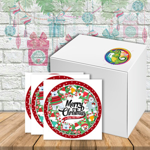 ΕΚΤΥΠΩΣΙΜΑ Αυτοκόλλητα-Ετικέτες Ευχές Χριστουγέννων- Merry Christmas Tag#215- 6cm - αυτοκόλλητα, merry christmas, DIY, κάρτες - 3