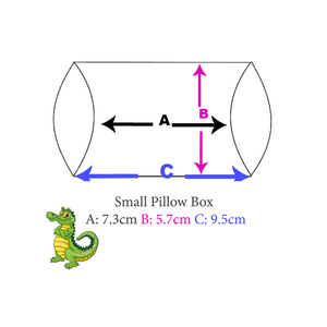 Κουτί Δώρου- Συσκευασίας Pillow Box - Τριανταφυλλάκια - size small - υλικά κατασκευών, καρτελάκια - 3