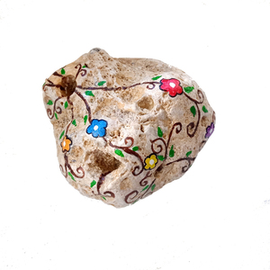 Πέτρα μολυβοθήκη, ζωγραφισμένη στο χέρι. - πέτρα, οργάνωση & αποθήκευση, πρωτότυπα δώρα, αξεσουάρ γραφείου - 3