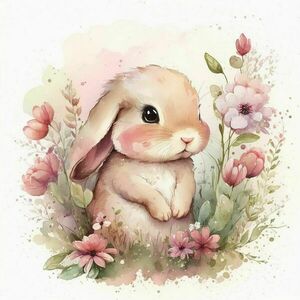 Παιδικά Καδράκια little bunnies - πίνακες & κάδρα