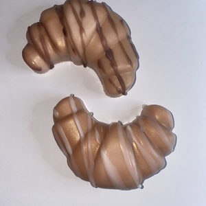 Croissants with stardust wax melts - αρωματικά κεριά, κεριά, φυτικό κερί, ειδη δώρων, soy wax