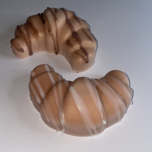 Croissants with stardust wax melts - αρωματικά κεριά, κεριά, φυτικό κερί, ειδη δώρων, soy wax - 2