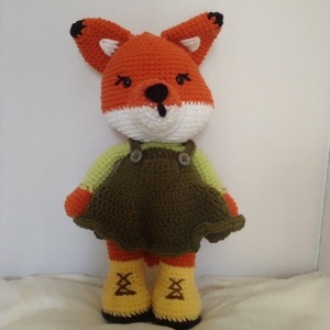 Αλεπού amigurumi μεγάλη