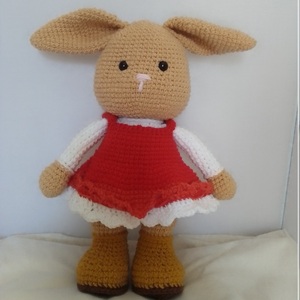 Κουνέλι amigurumi μεγάλο