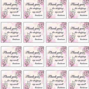 Ψηφιακό αρχείο εκτυπώσιμη καρτούλα thank you - κάρτες - 2