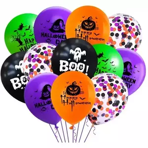 Μπαλόνια Πάρτυ Halloween Πολύχρωμα - 5 τμχ - halloween, διακοσμητικά, είδη για πάρτυ