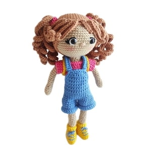 Χειροποίητη πλεκτή κούκλα Cindy Lou - κορίτσι, crochet, λούτρινα, κουκλίτσα, amigurumi