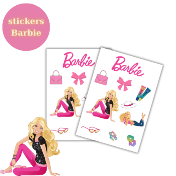 stickers Barbie - αυτοκόλλητα, DIY