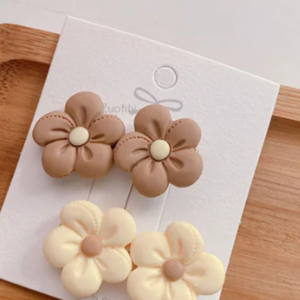 Flower hair clips - δώρα για μωρά, αξεσουάρ μωρού, αξεσουάρ μαλλιών