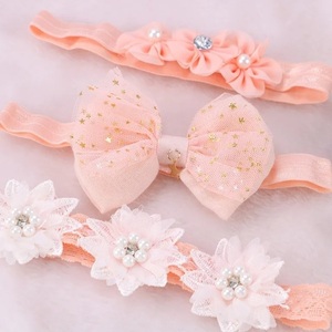 Set 3 Headbands for baby girl - κορίτσι, δώρα για παιδιά, για τα μαλλιά, αξεσουάρ μαλλιών