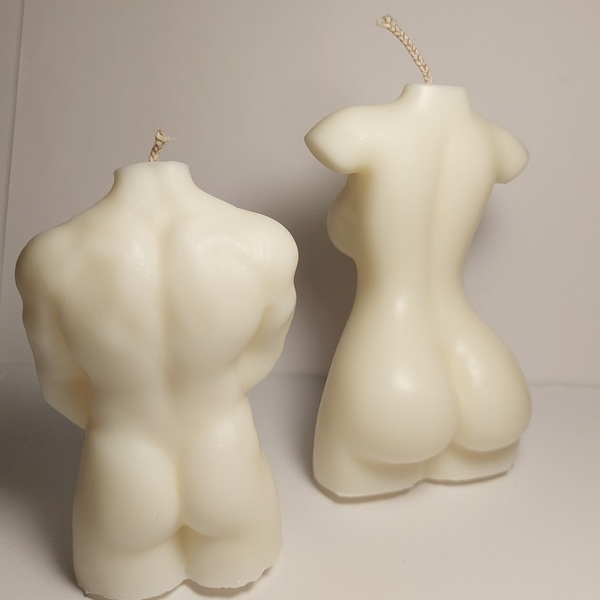 Female Body & Male Body - αρωματικά κεριά, body candle, soy candles - 4