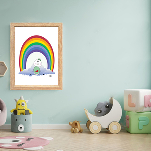 Κάδρο ΟΥΡΑΝΙΟ ΤΟΞΟ σε 3 χρώματα 26x35 εκ. | Α4 - πίνακες & κάδρα, κορίτσι, αγόρι, προσωποποιημένα, διακοσμητικό παιδικού δωματίου, παιδικά κάδρα - 2