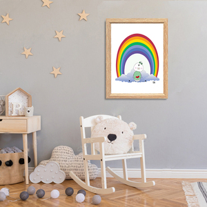 Κάδρο ΟΥΡΑΝΙΟ ΤΟΞΟ σε 3 χρώματα 26x35 εκ. | Α4 - πίνακες & κάδρα, κορίτσι, αγόρι, προσωποποιημένα, διακοσμητικό παιδικού δωματίου, παιδικά κάδρα - 4
