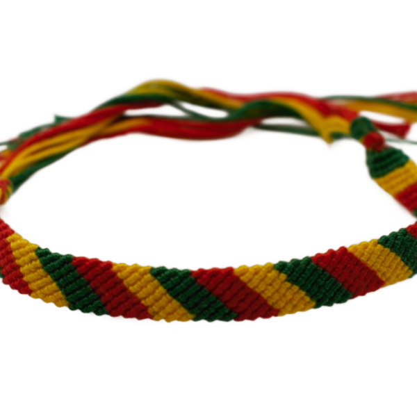 Χειροποίητο βραχιολάκι (Rastafarian 2) - νήμα, boho, χεριού, δώρο για αδερφό