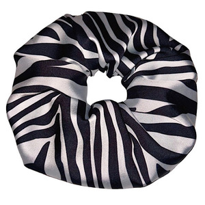 Scrunchie λαστιχάκι μαλλιών XXL size zebra - ύφασμα, animal print, λαστιχάκια μαλλιών, μεγάλα scrunchies
