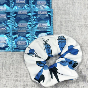 Original Scrunchie - ύφασμα, λαστιχάκια μαλλιών - 2