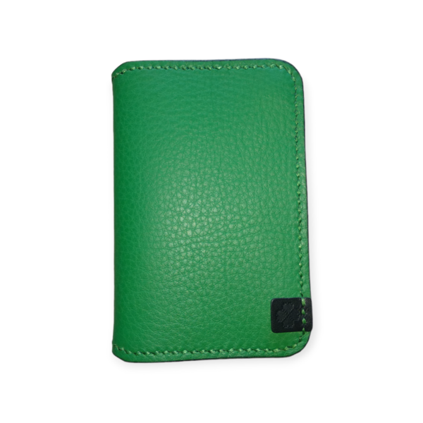 Χειροποίητο δερμάτινο ανδρικό πορτοφόλι πράσινο -WA133 - δέρμα, πορτοφόλια