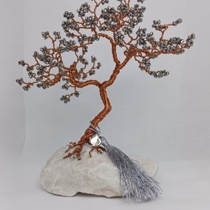 BONSAI - γυαλί, πέτρα, σπίτι, μέταλλο, διακοσμητικά - 2