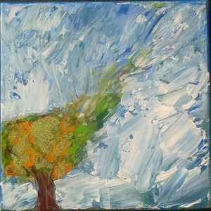 "the tree" - πίνακες & κάδρα, πίνακες ζωγραφικής - 2