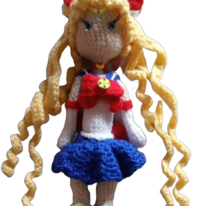 πλεκτη κουκλα amigurumi sailormoon - λούτρινα, amigurumi, κούκλες