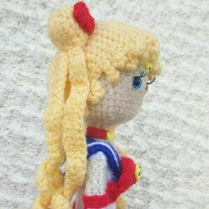 πλεκτη κουκλα amigurumi sailormoon - λούτρινα, amigurumi, κούκλες - 4