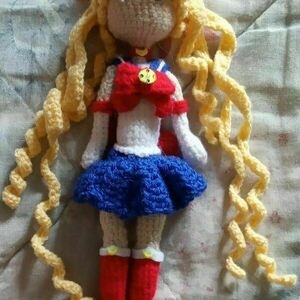 πλεκτη κουκλα amigurumi sailormoon - λούτρινα, amigurumi, κούκλες - 5