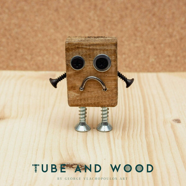 Crazy Robot Διακοσμητικό- TAWCR0022 - ξύλο, mdf, μέταλλο, διακοσμητικά - 2