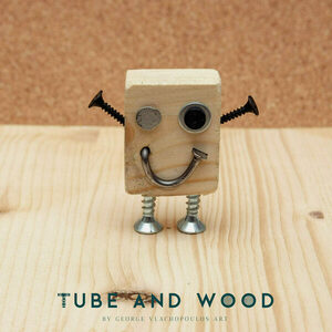 Crazy Robot Διακοσμητικό- TAWCR0024 - ξύλο, mdf, μέταλλο, διακοσμητικά - 3