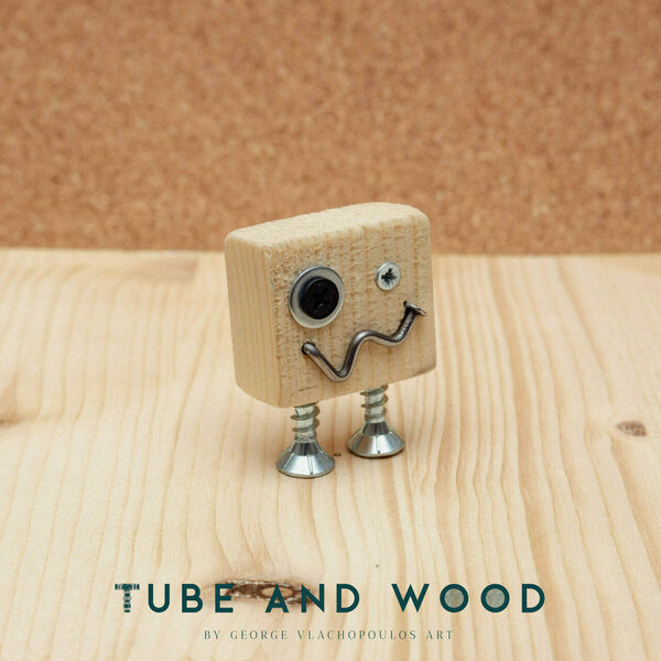 Crazy Robot Διακοσμητικό- TAWCR0028 - ξύλο, mdf, μέταλλο, διακοσμητικά - 3