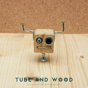 Crazy Robot Διακοσμητικό- TAWCR0034 - ξύλο, mdf, μέταλλο, διακοσμητικά - 3
