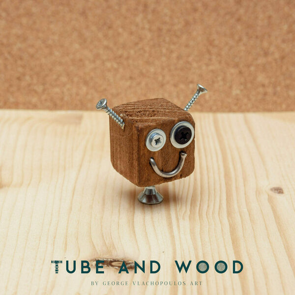 Crazy Robot Διακοσμητικό- TAWCR0038 - ξύλο, μέταλλο, διακοσμητικά - 3