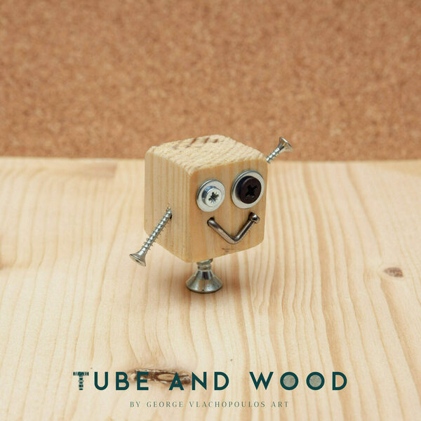 Crazy Robot Διακοσμητικό- TAWCR0039 - ξύλο, mdf, μέταλλο, διακοσμητικά - 2