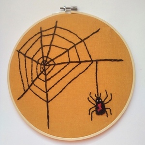 Ιστός αράχνης, Halloween κέντημα - halloween