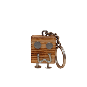 Crazy Robot Μπρελόκ – TAWCRKR0013 - ξύλο, πλαστικό, μεταλλικό, ζευγάρια, σπιτιού