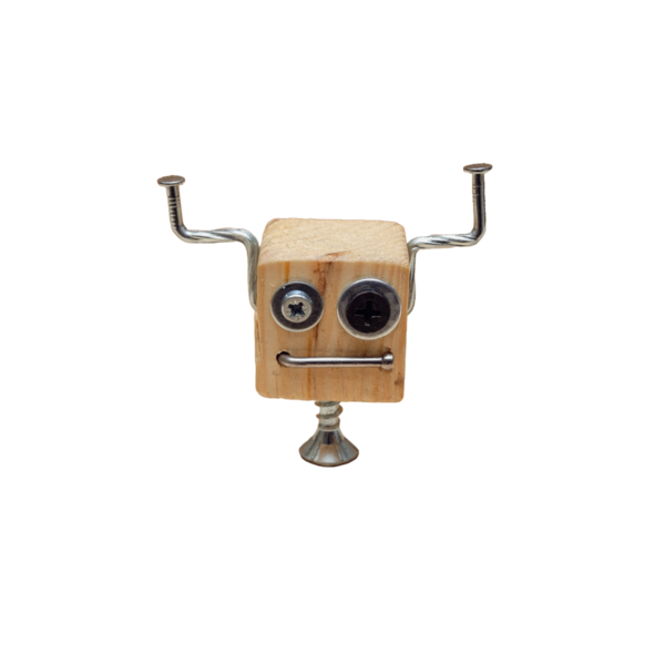 Crazy Robot Διακοσμητικό- TAWCR0034 - ξύλο, mdf, μέταλλο, διακοσμητικά
