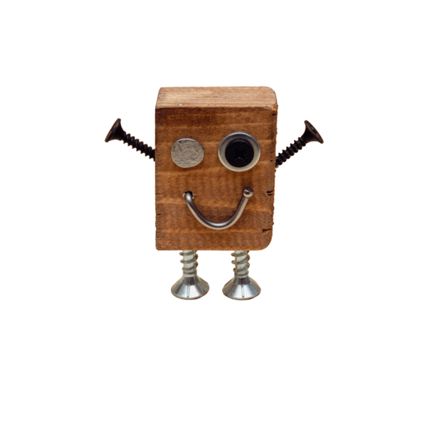 Crazy Robot Διακοσμητικό- TAWCR0025 - ξύλο, mdf, μέταλλο, διακοσμητικά
