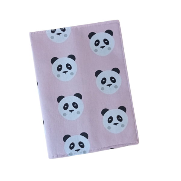 Θήκη βιβλιαρίου υγείας παιδιού με πάντα αρκουδάκια σε ροζ φόντο - κορίτσι, θήκες βιβλιαρίου - 2