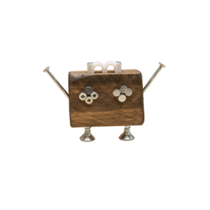 Crazy Robot Διακοσμητικό- TAWCR0011 - ξύλο, mdf, μέταλλο, διακοσμητικά