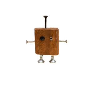 Crazy Robot Διακοσμητικό- TAWCR0004 - ξύλο, mdf, μέταλλο, διακοσμητικά