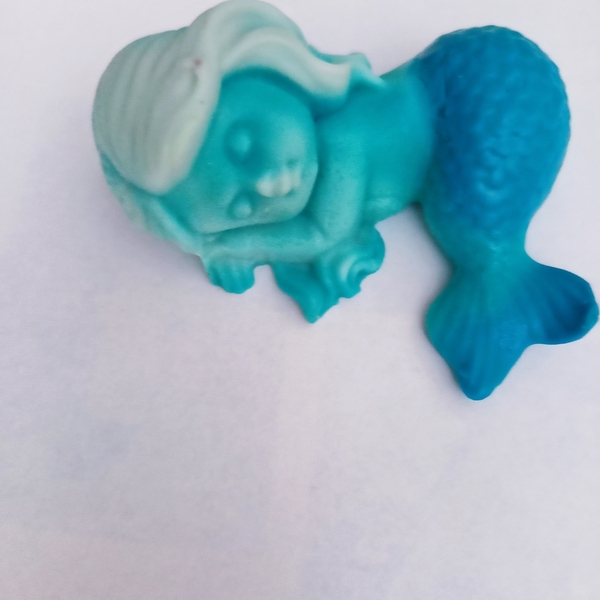 Mermaid σαπουνάκι αρωματικό (δείγμα μπομπονιέρας) - κορίτσι, γοργόνα, αναμνηστικά, baby shower, αρωματικό σαπούνι