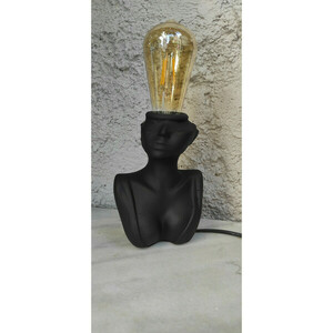Φωτιστικό Γυναικείο άγαλμα "Αφροδίτη" από τσιμέντο 12x16εκ. *Ε27 - πορτατίφ, τσιμέντο, διακοσμητικά - 2