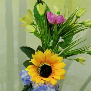 Στεφάνι με ηλιοτρόπια - στεφάνια, λουλούδια - 3