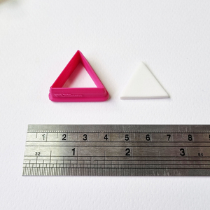 Τρίγωνο κουπάτ για πολυμερικό πηλό ή ζύμη - υλικά κοσμημάτων, υλικά κατασκευών, πολυμερικό πηλό - 2