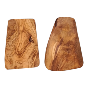 Σετ 2 τεμαχίων ξύλο κοπής από ξύλο ελιάς - ξύλο, είδη σερβιρίσματος