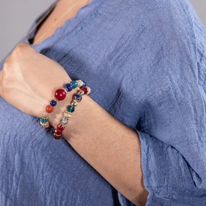 Boho Style Βραχιόλια - charms, χάντρες, boho, μαμά και κόρη, χεριού - 2